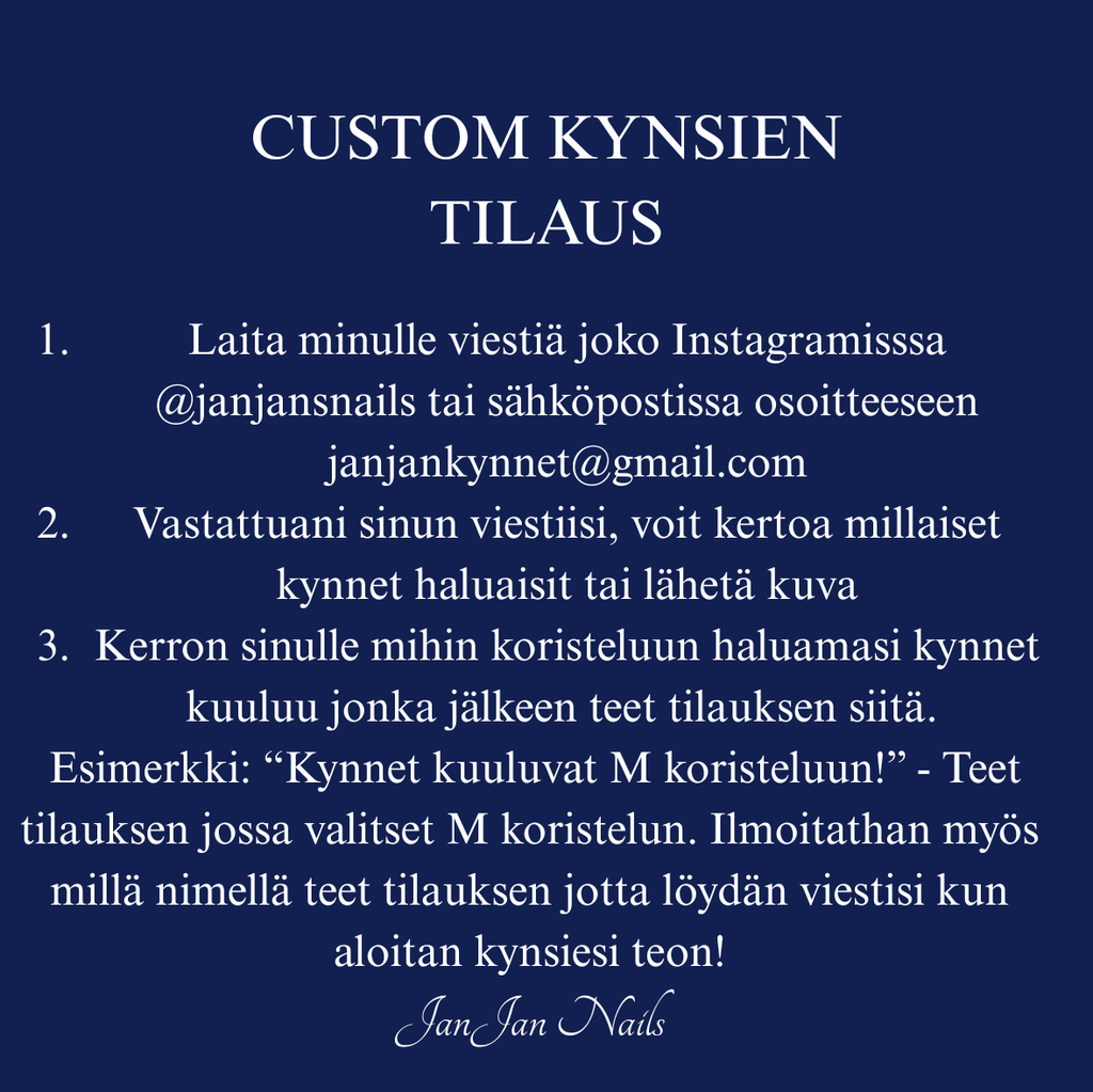 Custom kynnet