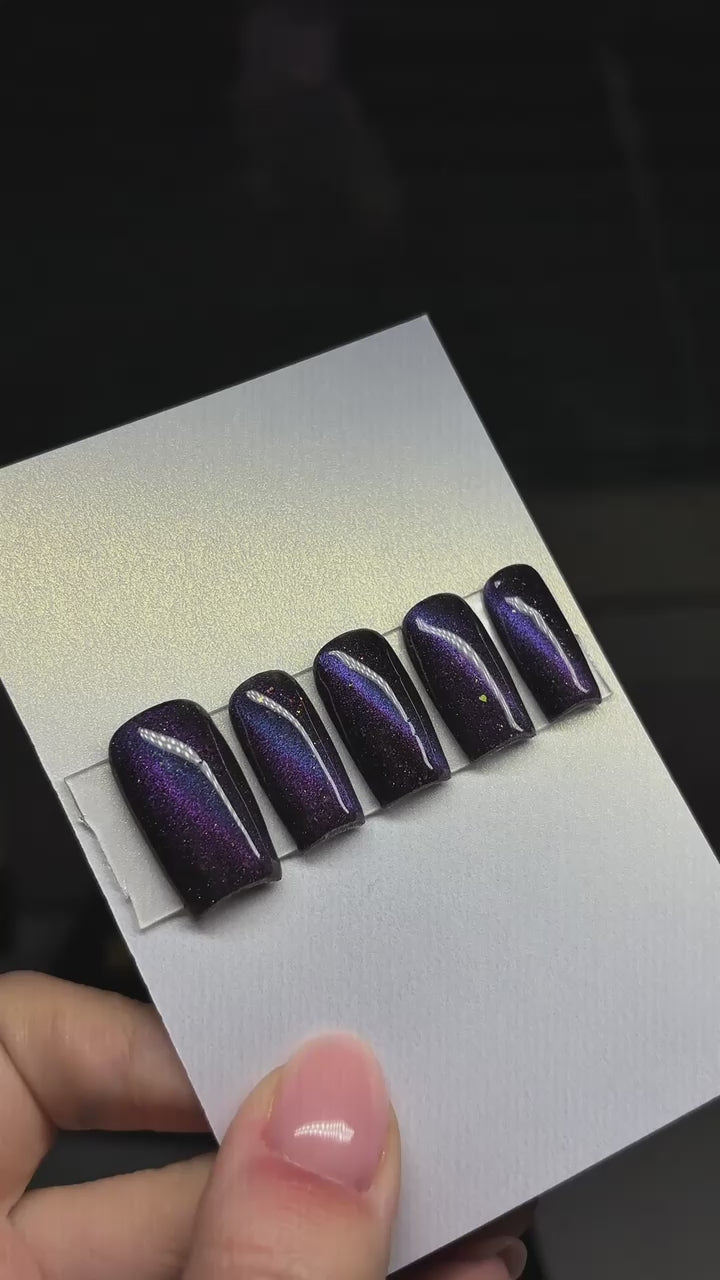 Northern lights purple